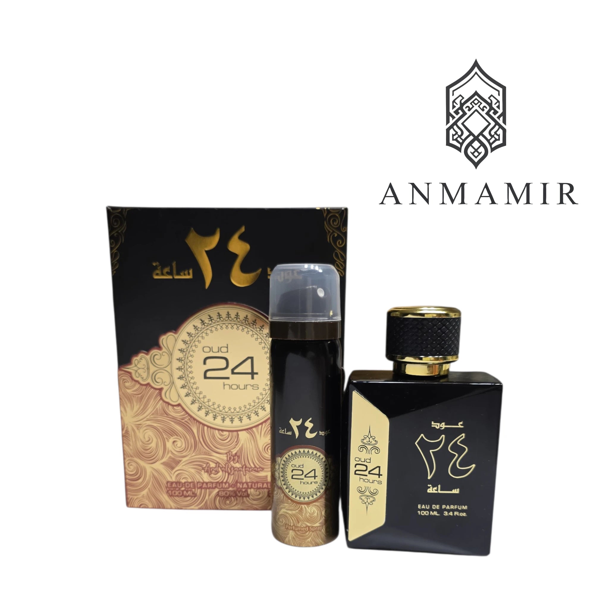 ARD AL ZAAFARAN SET OUD 24 HOURS EDP 100ML + DEO