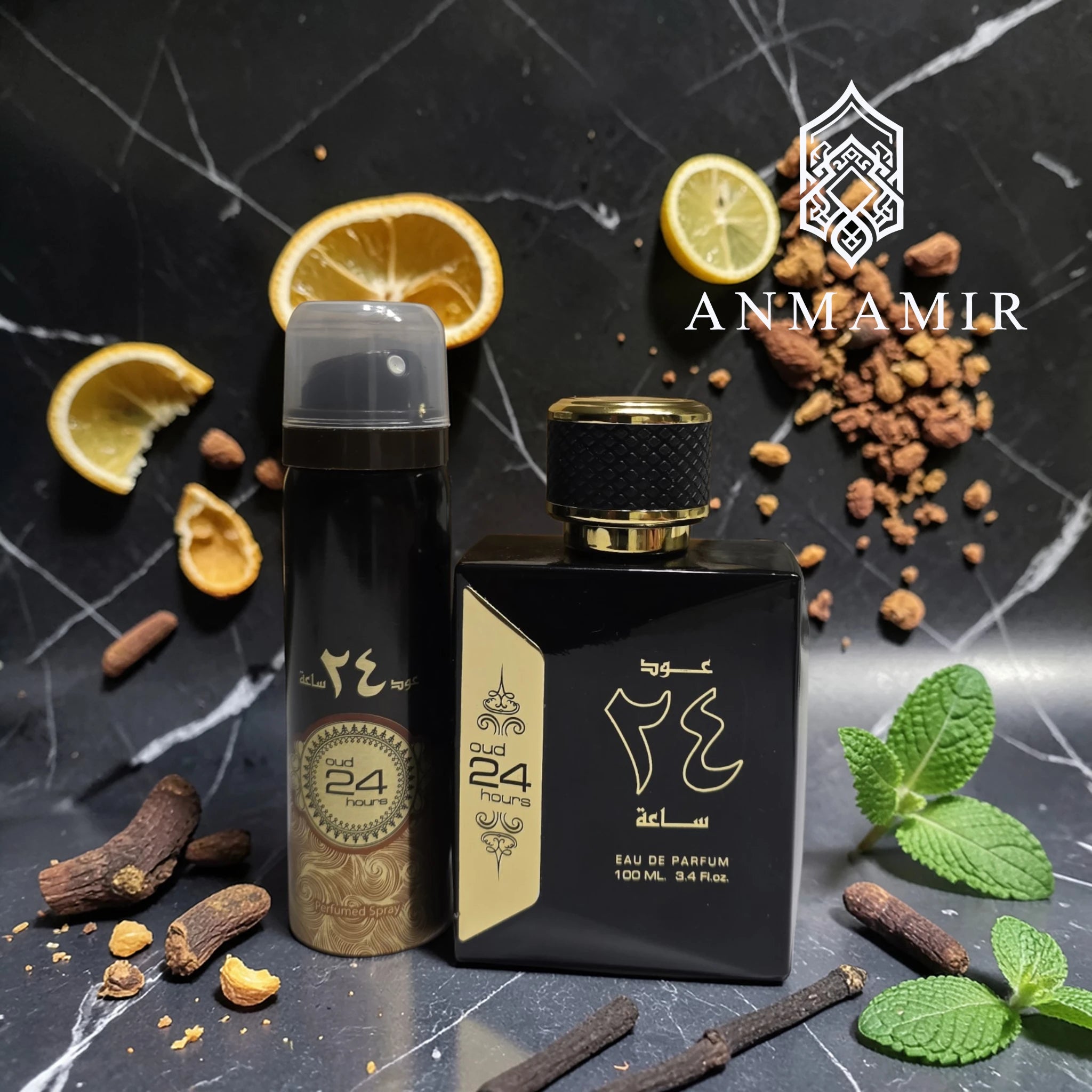 ARD AL ZAAFARAN SET OUD 24 HOURS EDP 100ML + DEO